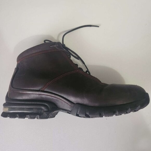 Nike Air Primo 306246-020 Work Leather Lace Up Men's Boots Size 11 Brown b100 - Picture 4 of 8